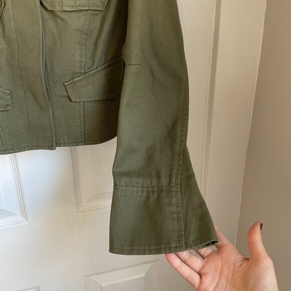 A.L.C. Lorimer Cargo Army Green Utility Jacket - Picture 4 of 16